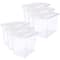 6 Pack: 26qt. Storage Bin with Lid by Simply Tidy™